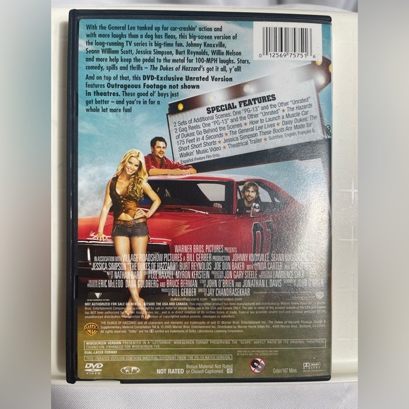 The Dukes of Hazzard Unrated DVD - Picture 4 of 4